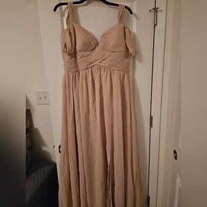 Champagne Bridesmaid Dress